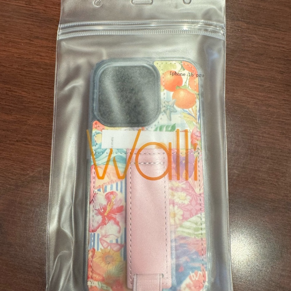 Walli Floral iPhone 15 Pro Case - Pink